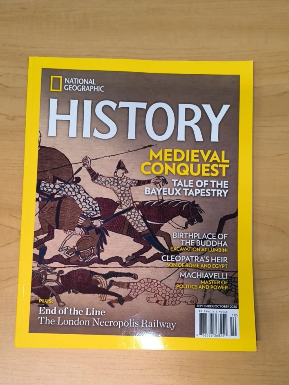 National Geographic History Magazine Medieval Conquest Tale Of Bayeux Tapestry